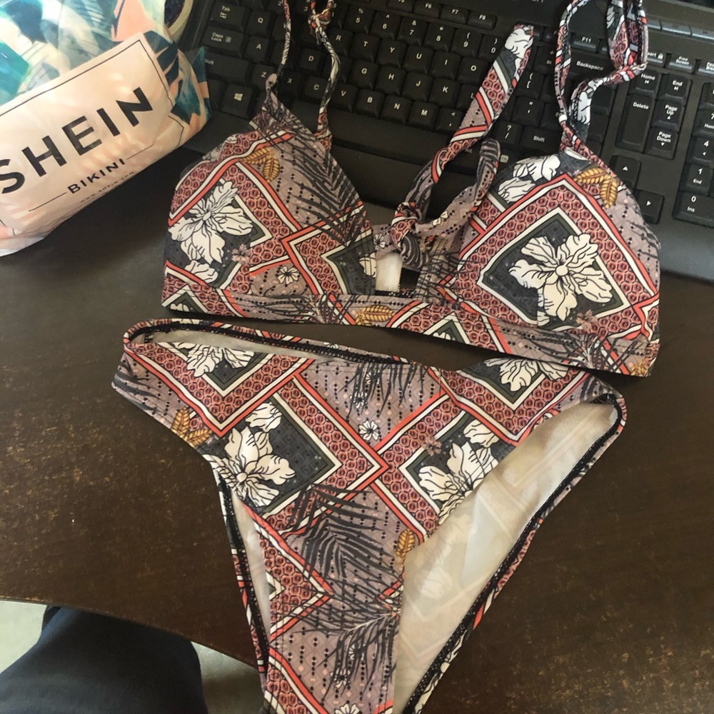 Adult small sheen swimsuit new